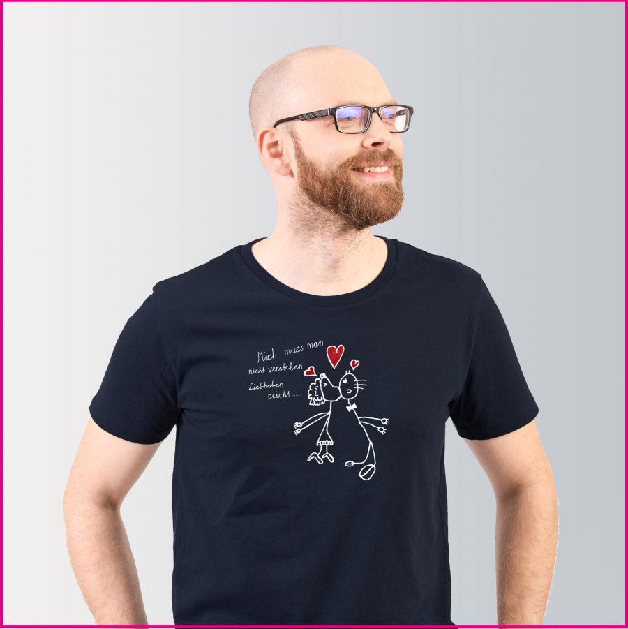 Produktfoto Männer T-Shirt "Einfach liebhaben" von Richard Pilor