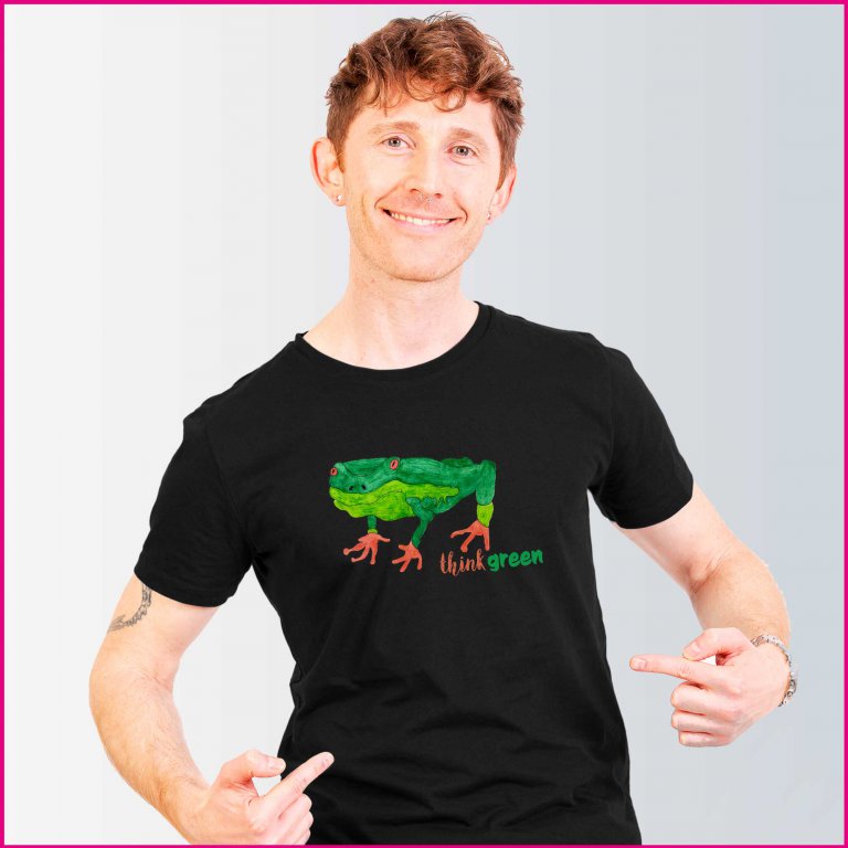 Produktfoto Männer T-Shirt mit dem Motiv Thing green von Albert Masser