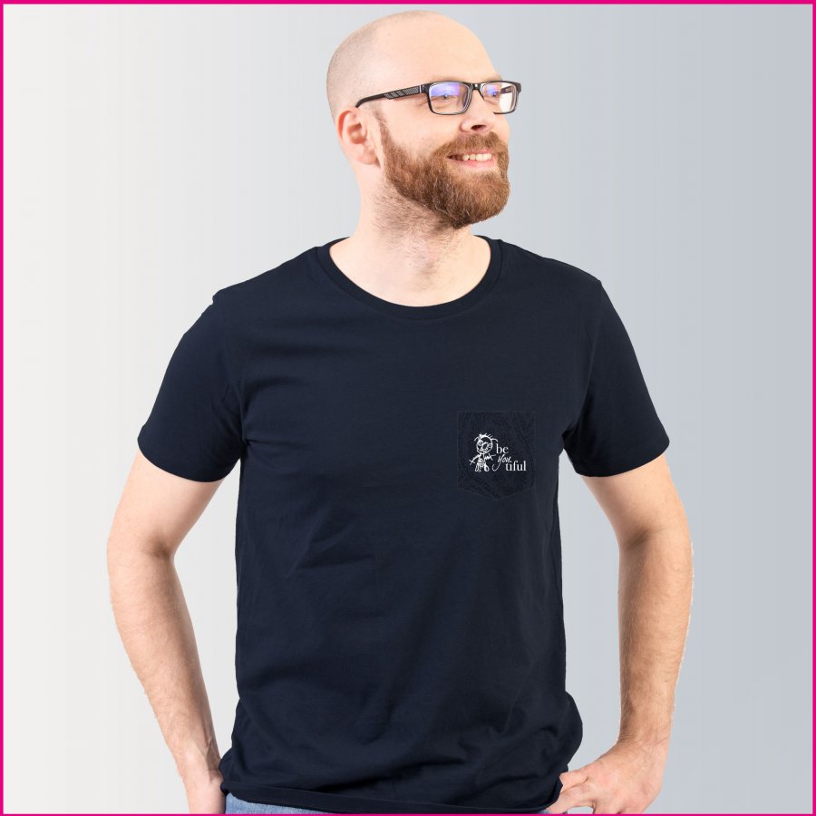 Unisex-Shirt mit dem Motiv "BeYOUtiful" von Florin Asei