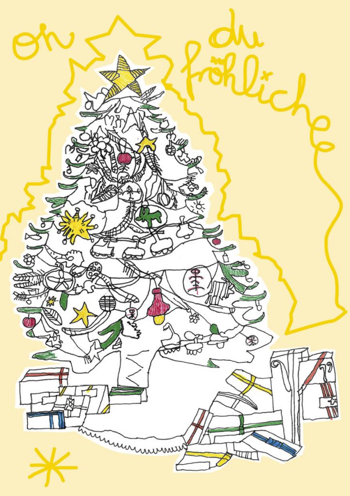 Weihnachtskarten 2023 - Weihnachtsbaum